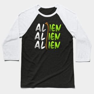 funny Aliens  t-shirt Baseball T-Shirt